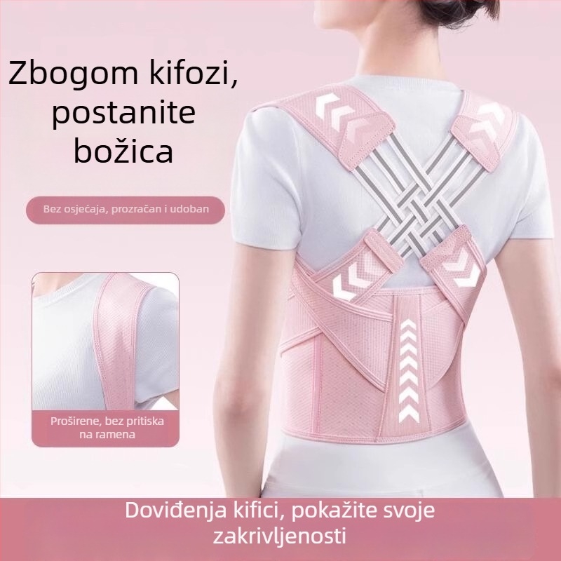 Ispravljač držanja za odrasle – unisex, Model: Tri pojasa za korekciju držanja (2024)