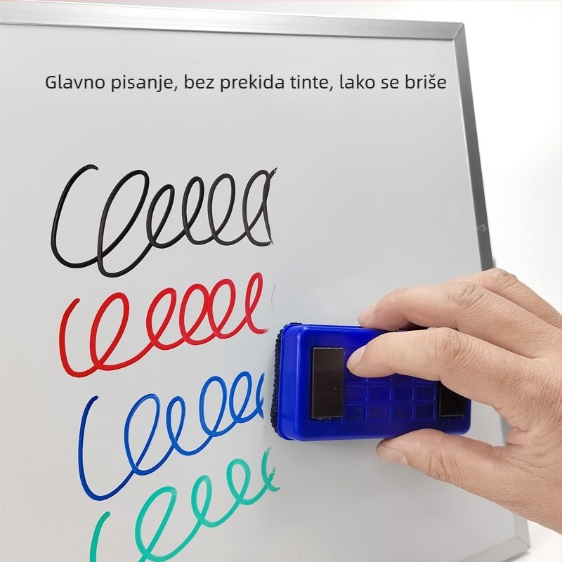 Marker za bijelu ploču, na vodnoj bazi, debljina linije 2 mm, plastično kućište, model 68 stupnjeva