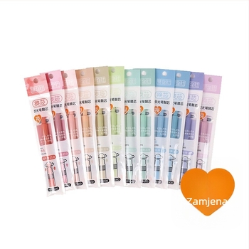 Fluorescentni marker s zamjenjivim jezgrom i mekanim vrhom (Model HP7500; Plastično kućište; 6 komada u maloj kutiji; Zamjenjiva jezgra; Mekan vrh)