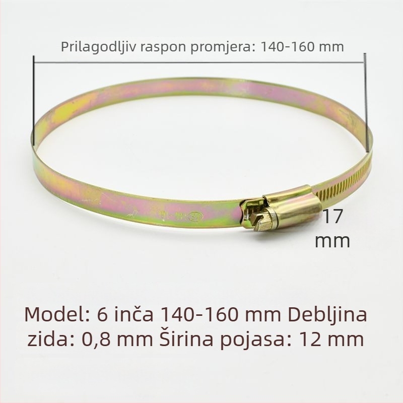 Stezaljka za cijevi za vodovodnu cijev - zadebljana i šira, nominalni promjer 26 mm, promjer učvršćivanja 25 mm, marka: Druga