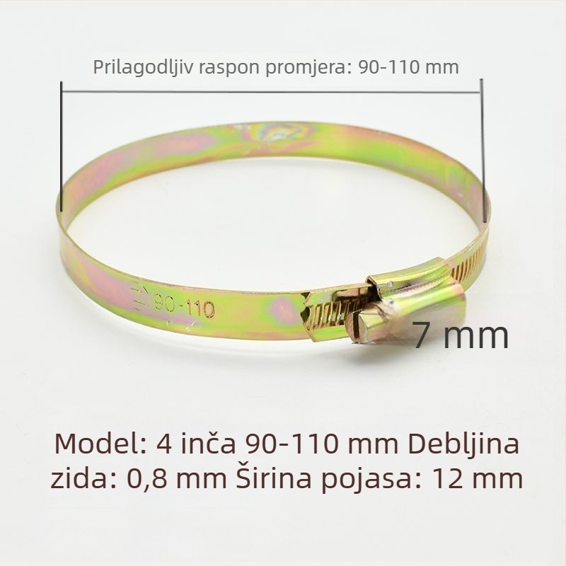 Stezaljka za cijevi za vodovodnu cijev - zadebljana i šira, nominalni promjer 26 mm, promjer učvršćivanja 25 mm, marka: Druga