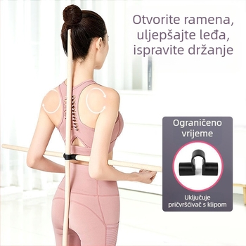 Joga štap za korekciju držanja – smanjenje kifoze, otvaranje ramena i leđa – dječji trening alat, brenda Shining