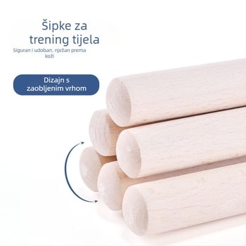 Joga štap za korekciju držanja – smanjenje kifoze, otvaranje ramena i leđa – dječji trening alat, brenda Shining
