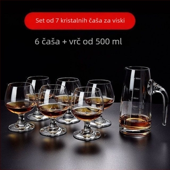 Unique set čaša za alkohol od bezolovnatog kristala – čaše za vino, kapacitet 1000 ml ili više, jednostavan stil