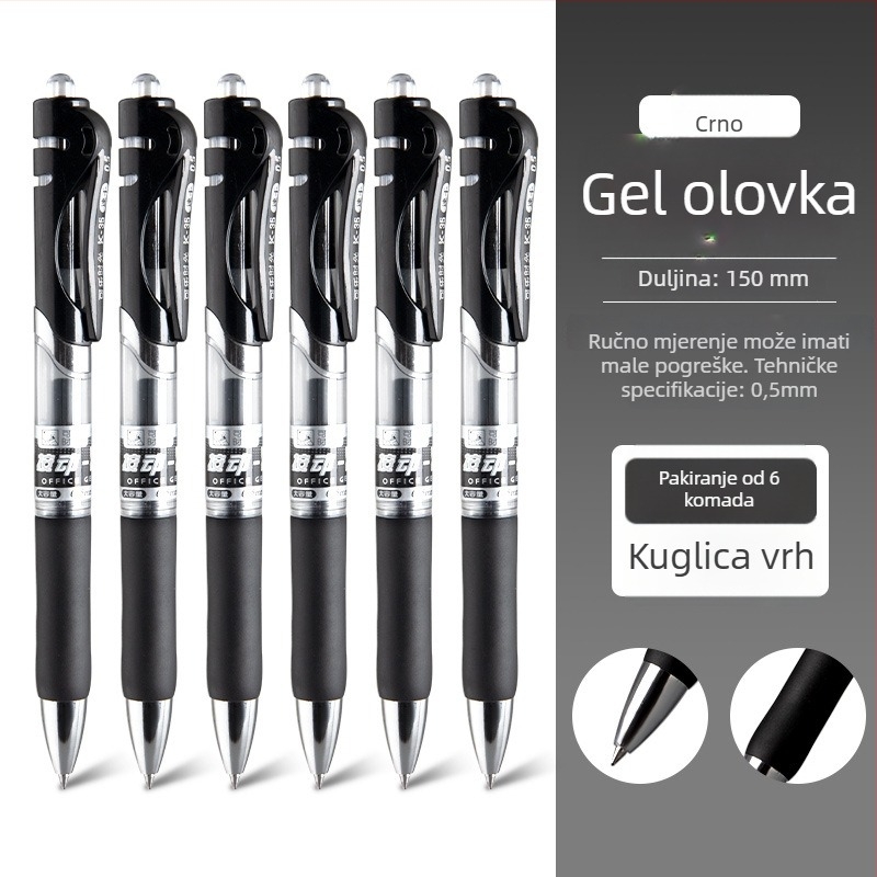 Thinking Klasični stil kuglična olovka, plastično kućište, neizbrisiva tinta