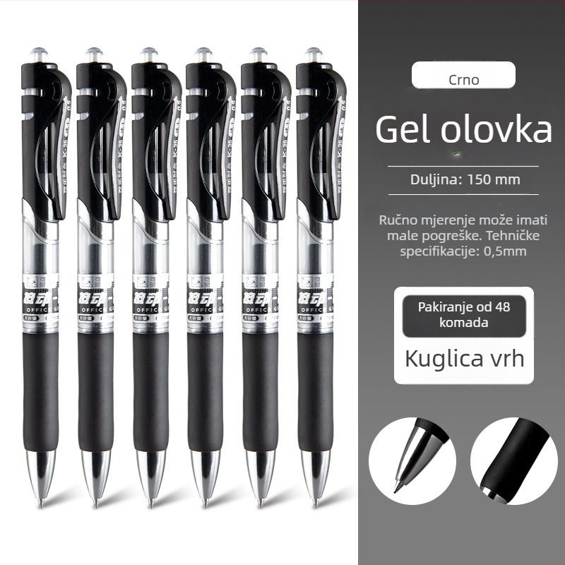 Thinking Klasični stil kuglična olovka, plastično kućište, neizbrisiva tinta