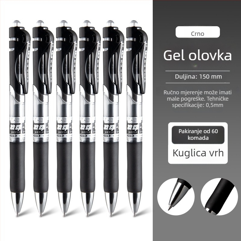 Thinking Klasični stil kuglična olovka, plastično kućište, neizbrisiva tinta