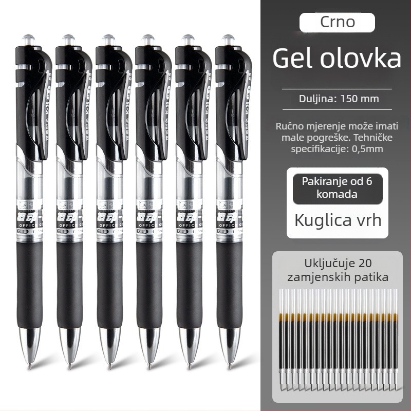 Thinking Klasični stil kuglična olovka, plastično kućište, neizbrisiva tinta