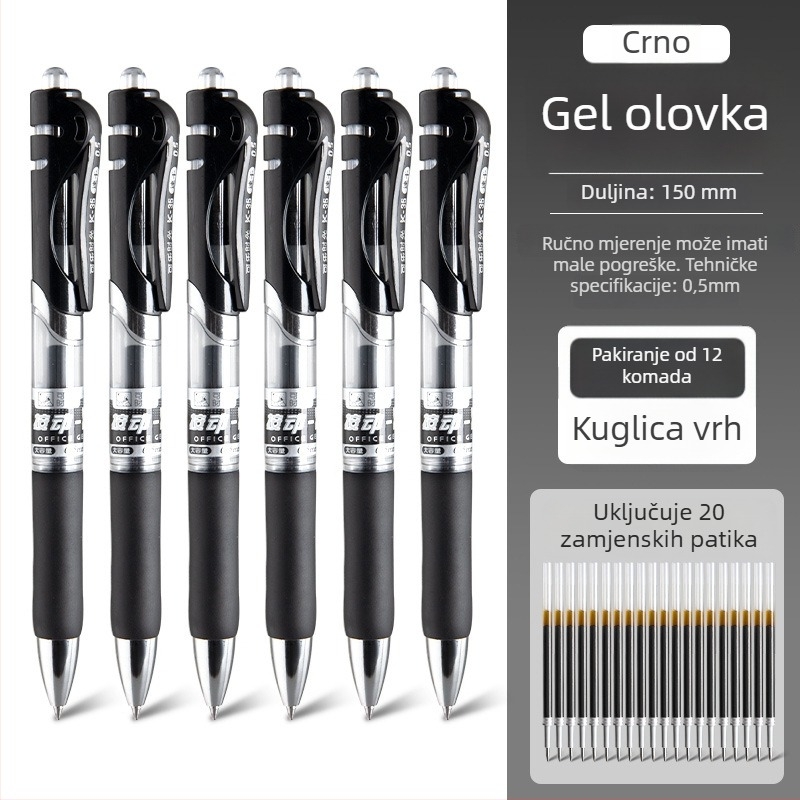 Thinking Klasični stil kuglična olovka, plastično kućište, neizbrisiva tinta