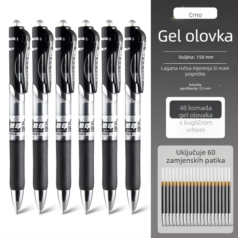 Thinking Klasični stil kuglična olovka, plastično kućište, neizbrisiva tinta