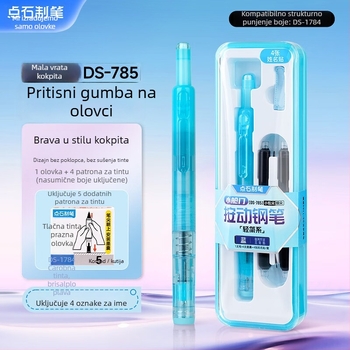 Dotting Pen: plastično kućište • sustav tinte s kartridžom • vrh EF/F • Dotting Pen model • 1 set • Šifra proizvoda 12345678
