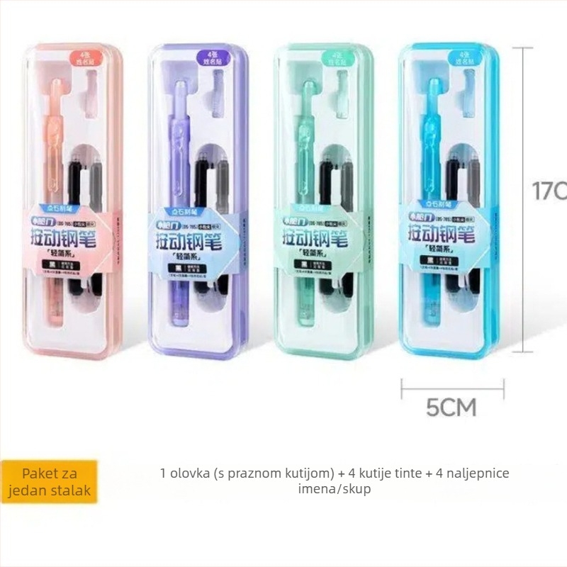 Dotting Pen: plastično kućište • sustav tinte s kartridžom • vrh EF/F • Dotting Pen model • 1 set • Šifra proizvoda 12345678