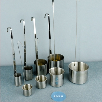 Ren yilai nehrđajući čelik vinska mjerna žlica s okruglom drškom i kukom, kineski stil, premium kvaliteta, 0,2 kg