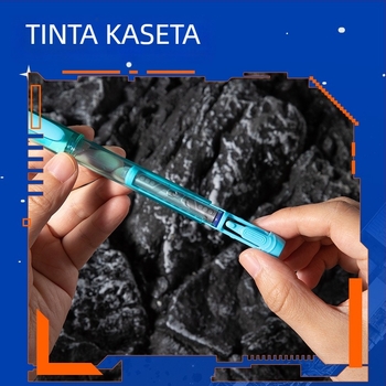 Deli šesterokutno školsko pero s zamjenjivim tintom, EF nib, plastično kućište, art. 2308