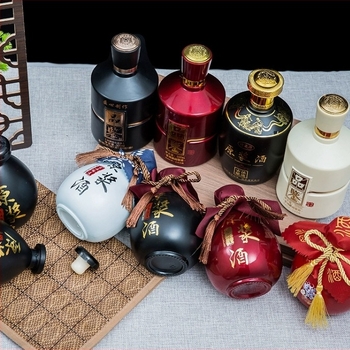 Prazna staklena bočica za vino set, moderni minimalistički stil, 30 komada u setu, 1 set, tisk logotipa dostupan