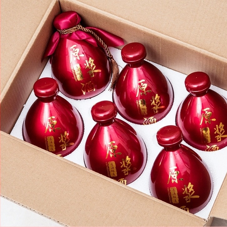 Prazna staklena bočica za vino set, moderni minimalistički stil, 30 komada u setu, 1 set, tisk logotipa dostupan