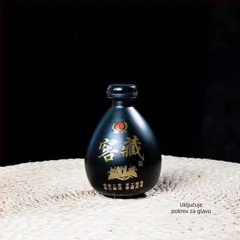 Prazna staklena bočica za vino set, moderni minimalistički stil, 30 komada u setu, 1 set, tisk logotipa dostupan