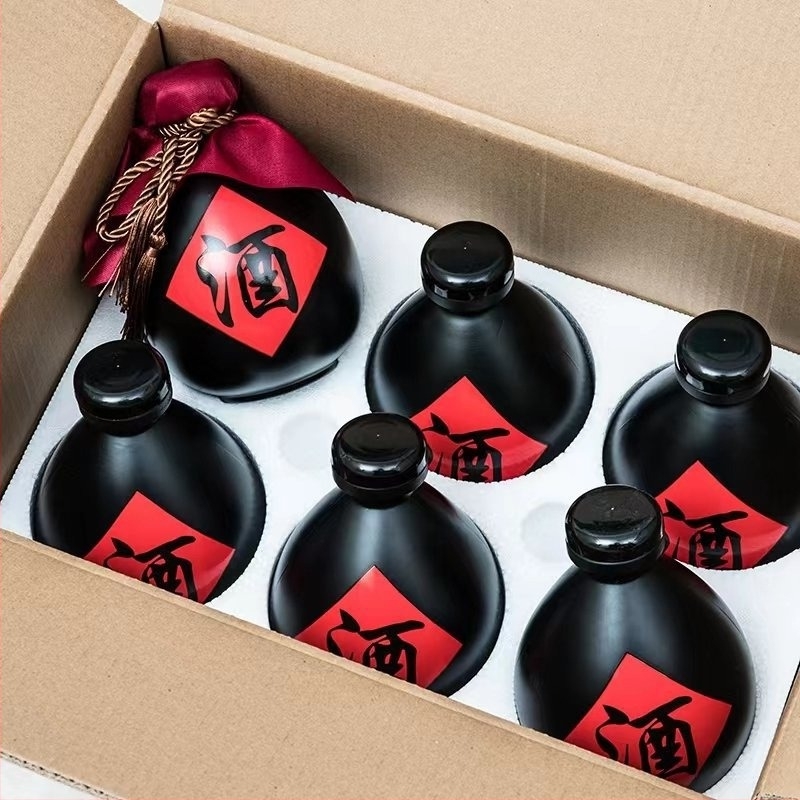 Prazna staklena bočica za vino set, moderni minimalistički stil, 30 komada u setu, 1 set, tisk logotipa dostupan