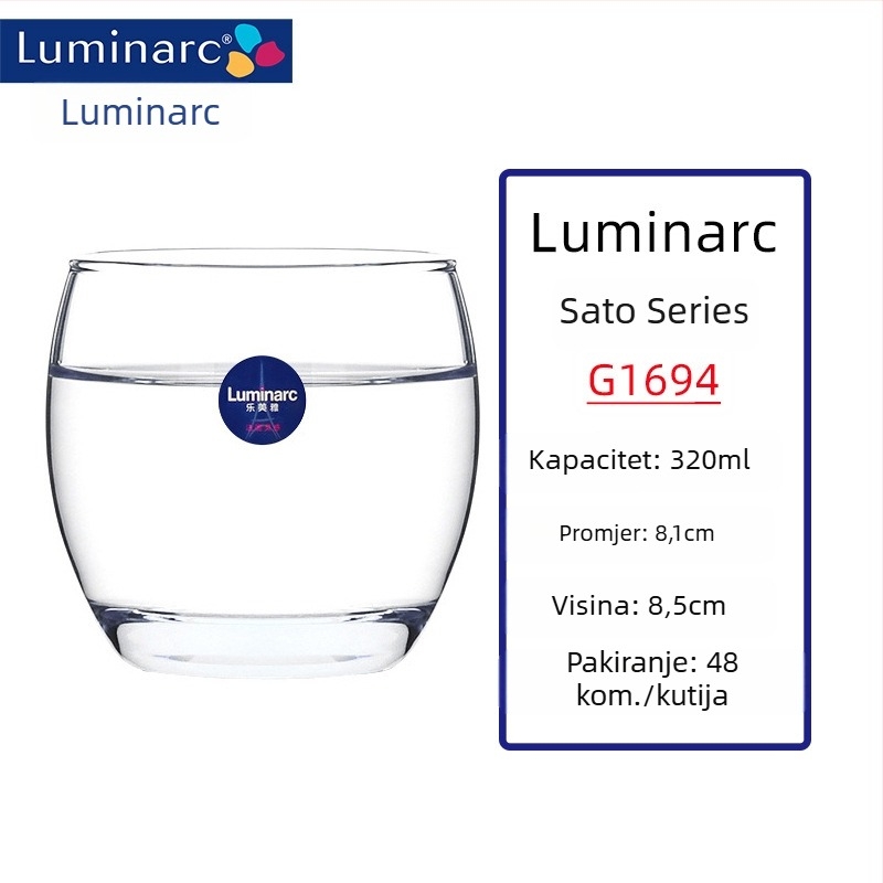 Set čaša za vino od toplinski otporne stakle, kapacitet 301–400 ml, moderan minimalistički stil, bez ručke