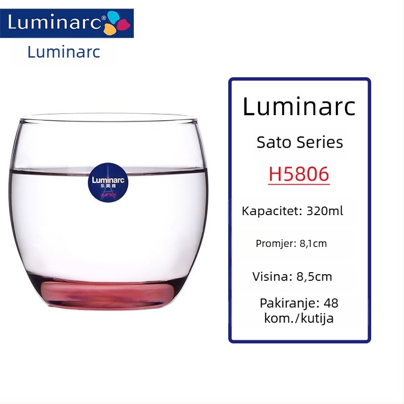 Set čaša za vino od toplinski otporne stakle, kapacitet 301–400 ml, moderan minimalistički stil, bez ručke