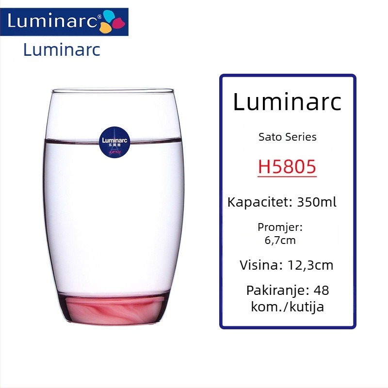 Set čaša za vino od toplinski otporne stakle, kapacitet 301–400 ml, moderan minimalistički stil, bez ručke