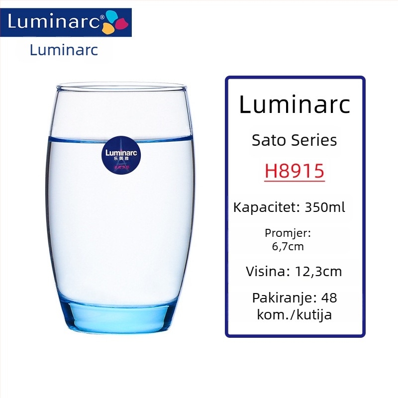 Set čaša za vino od toplinski otporne stakle, kapacitet 301–400 ml, moderan minimalistički stil, bez ručke
