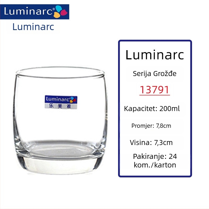 Set čaša za vino od toplinski otporne stakle, kapacitet 301–400 ml, moderan minimalistički stil, bez ručke