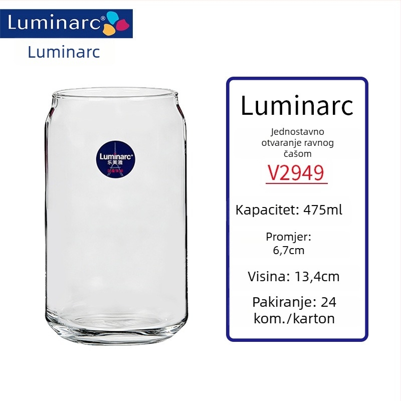 Set čaša za vino od toplinski otporne stakle, kapacitet 301–400 ml, moderan minimalistički stil, bez ručke