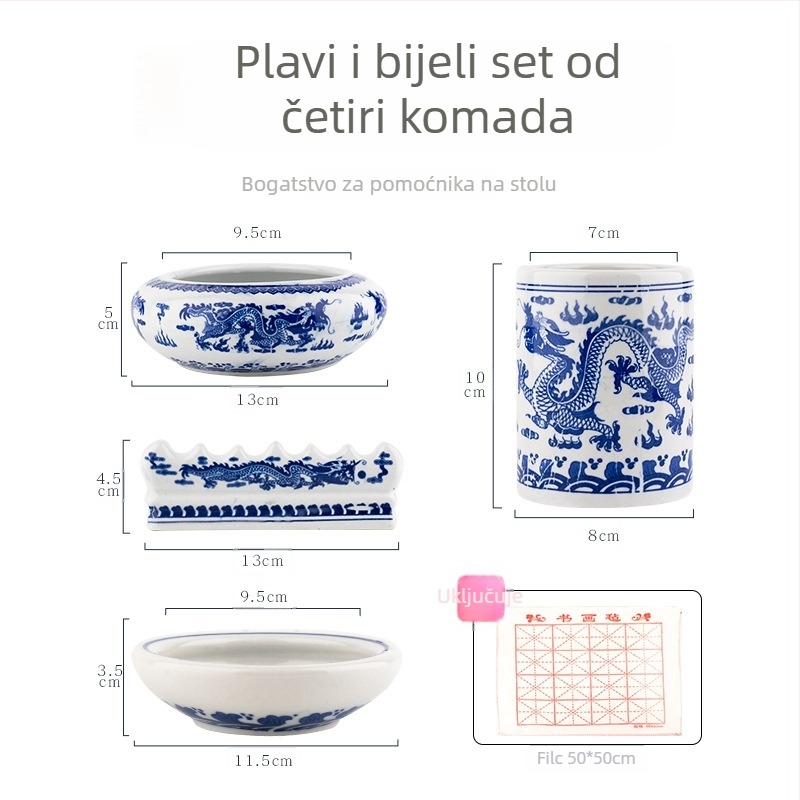 Držač četkica Fengnuo, okruglog oblika, model 985, šifra F96J76HHMJ67M7, poklon za useljenje