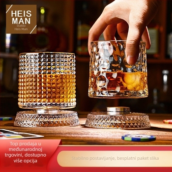 Whiskey čaša od stakla sodalime, lagani luksuzni stil, kapacitet 401–500 ml, mogućnost personalizacije