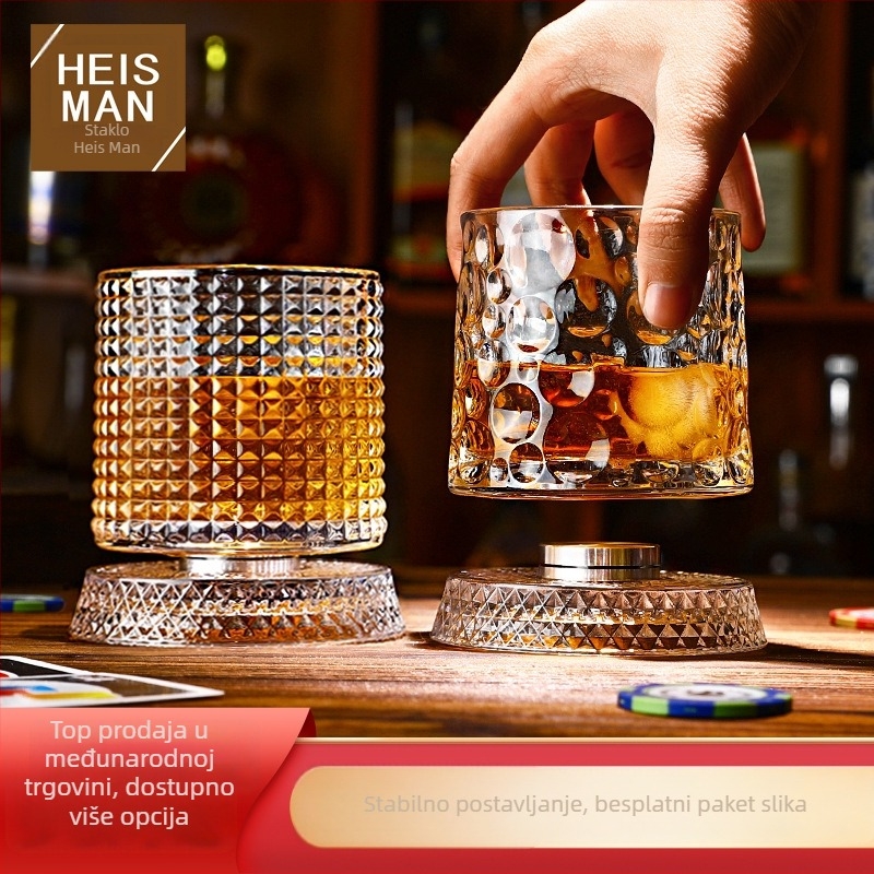 Whiskey čaša od stakla sodalime, lagani luksuzni stil, kapacitet 401–500 ml, mogućnost personalizacije
