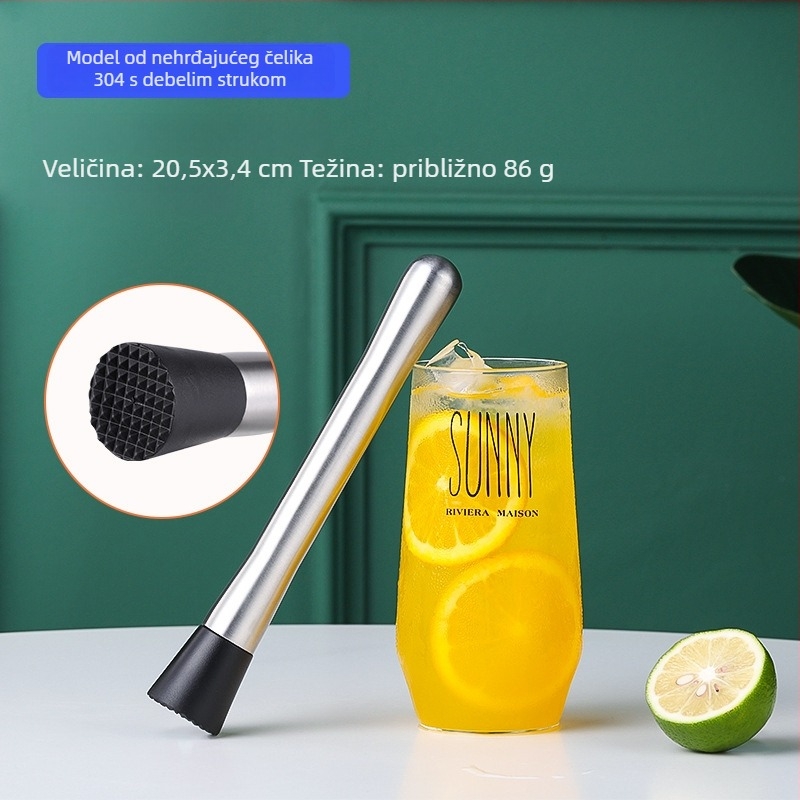 Aijige Nerđajući čelik 304 čekić za drobljenje leda i muddler za limun čaj - Moderan stil