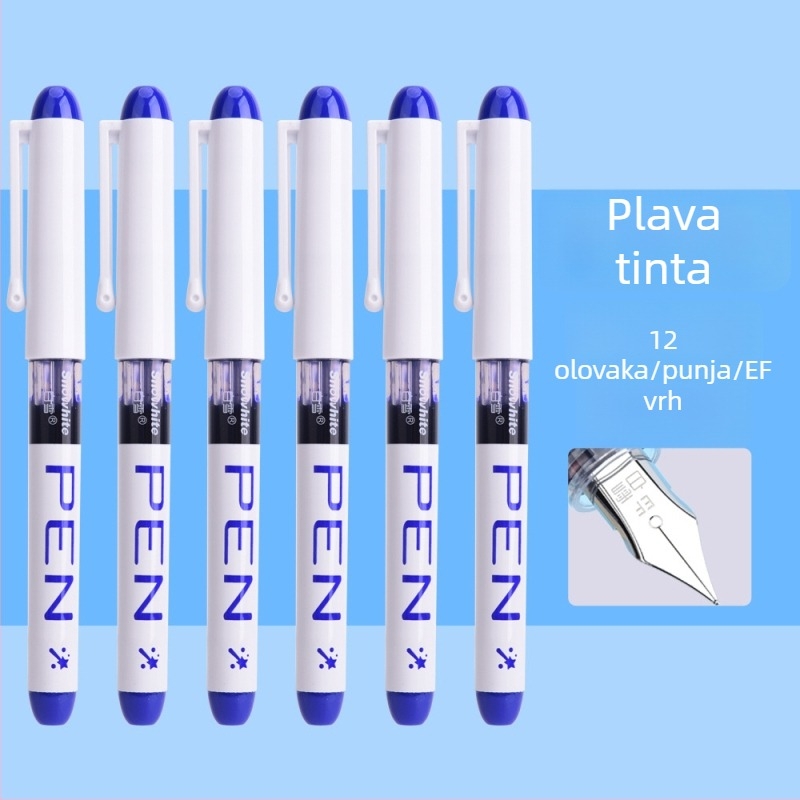 Pero s atramentom FP10, sustav bez zamjene patrone, vrh EF, plastično kućište, 12 komada u kutiji