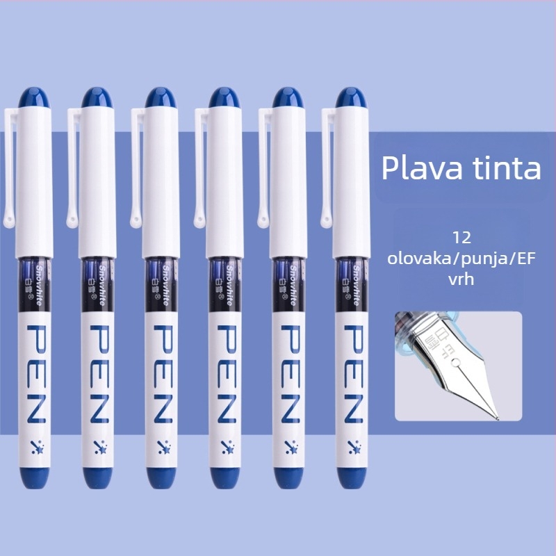 Pero s atramentom FP10, sustav bez zamjene patrone, vrh EF, plastično kućište, 12 komada u kutiji