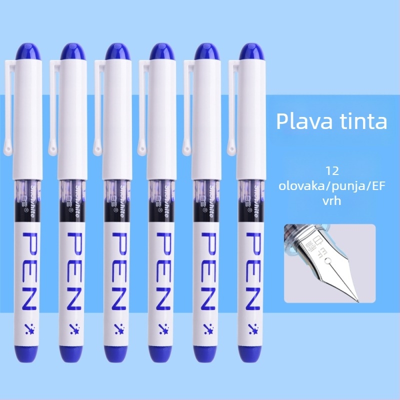 Pero s atramentom FP10, sustav bez zamjene patrone, vrh EF, plastično kućište, 12 komada u kutiji
