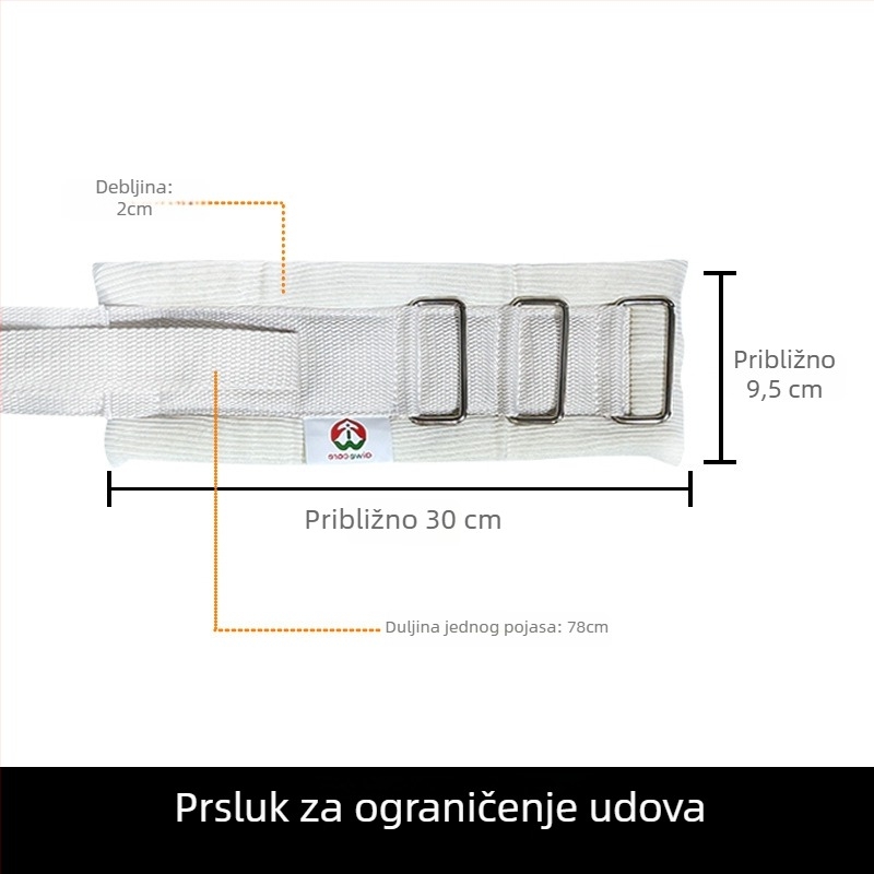Rukavice za ograničavanje pokreta za ležeće starije osobe, mrežasti poliester, podstava od pamuka, tople, zaštita od prašine, otporne na rez