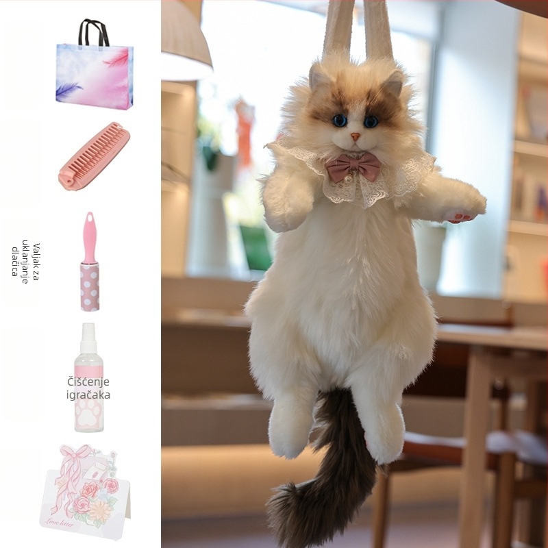 Ragdoll mačka ranac – plišna igračka lutka, dar za djevojke za rođendan