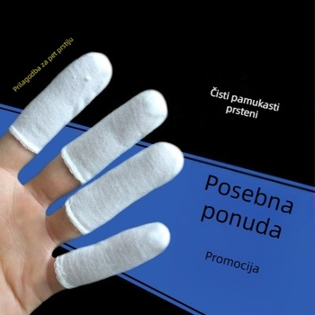 Antistatističke pamučne navlake za prste, 500 kom | SHC, Zaštita na radu, 60 g