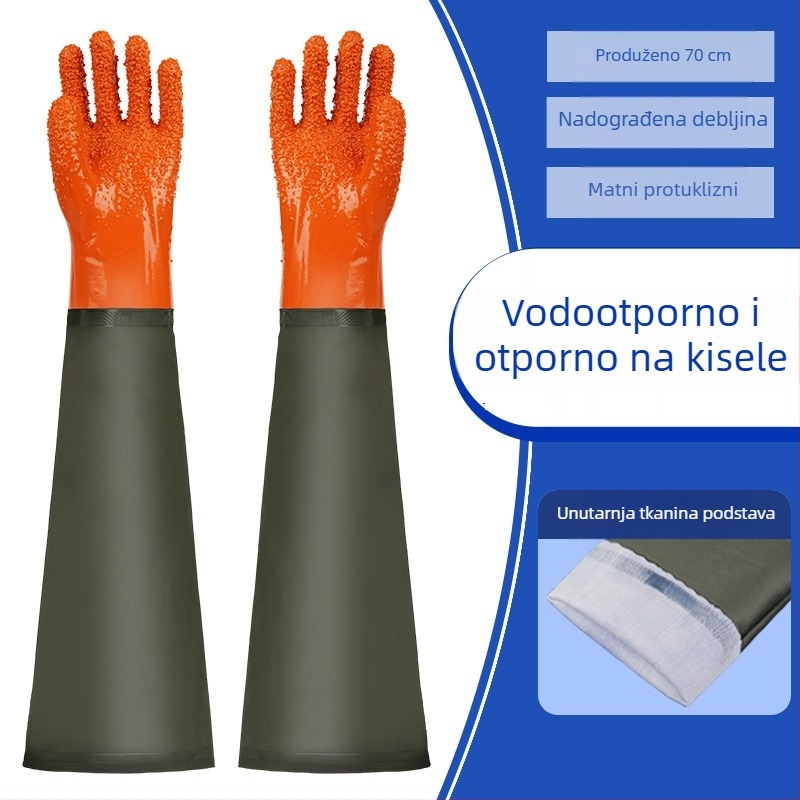 Zaštitne rukavice od kravljeg kože – otporne na rezanje, na ulje, na habanje, protuklizne