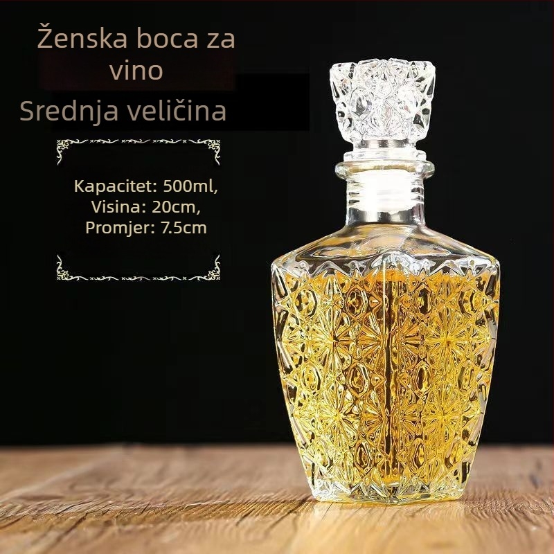 Set dekantera za vino od stakla – europski stil, novi kineski stil, kućno skladištenje vina