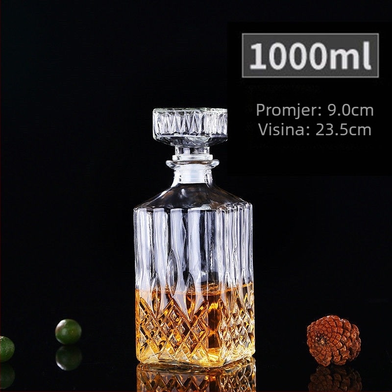 Set dekantera za vino od stakla – europski stil, novi kineski stil, kućno skladištenje vina