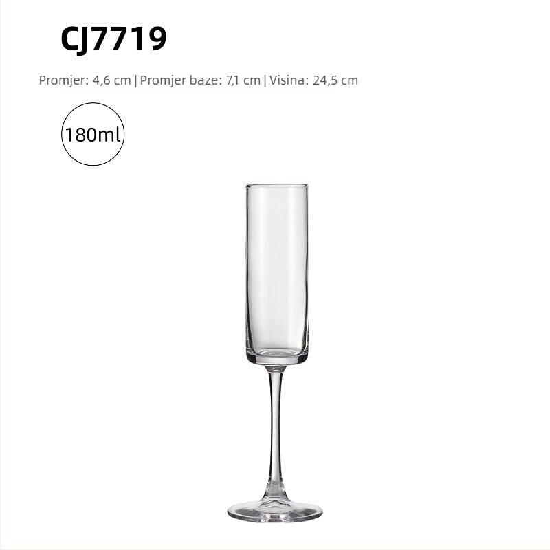 Čaša za crveno vino Nordic stil, staklo, tiskani logo, prilagođavanje dostupno, premium kvaliteta