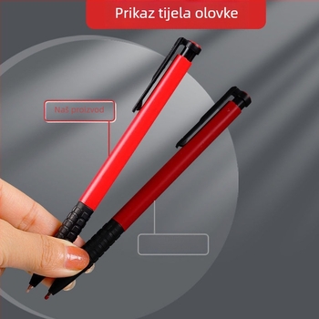 Gumbleč olovka za označavanje ključnih ispita i ispravke od nastavnika, Tip: Rotacijski, Značka Unique, Nije uvoz
