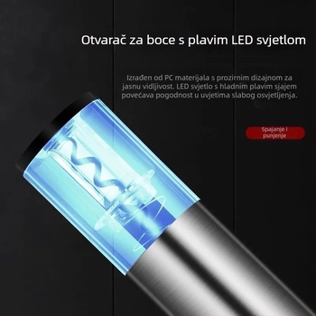 Automatski otvarač za crveno vino s tijelom od bambusa