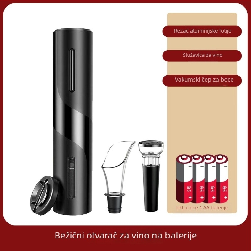 Automatski otvarač za crveno vino s tijelom od bambusa