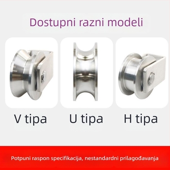 Set kolotnika i ležajeva, nehrđajući čelik, dizanje prsten, set žice, fiksna kolotka i kolotnica — Lu ying