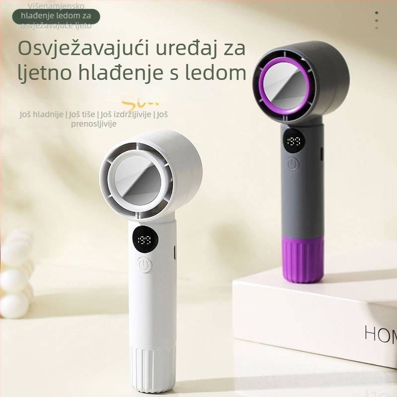 Mini USB hladnjak zraka s 3 mlaznicama raspršivanja, prijenosni ventilator s vodnim hlađenjem za dom i studentski dom