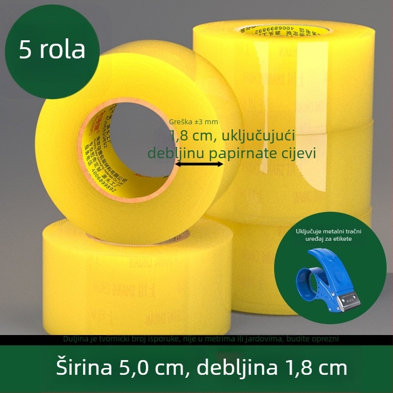 Pakirajuća traka s BOPP polipropilenskom bazom za DIY projekte