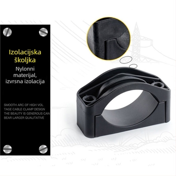 CHKL Držač kabla za ormarić visokog napona; za kabel s tri vodiča; vatrootporan najlon