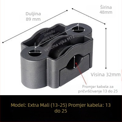 CHKL Držač kabla za ormarić visokog napona; za kabel s tri vodiča; vatrootporan najlon